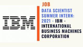 IBM Summer Internship 2021 Data Science