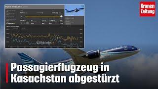 Passagierflugzeug in Kasachstan abgestürzt | krone.tv NEWS