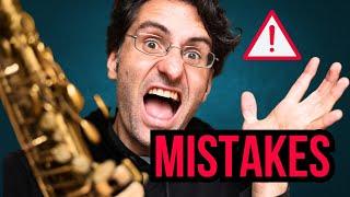 Top 3 Mistakes I Made as a Beginner Saxophone Player