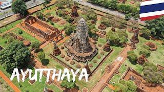 تصويري الجوي لمدينة أيوتايا التاريخيه بتايلاند مع الموسيقى الهادئه للاسترخاء | AYUTTHAYA | THAILAND