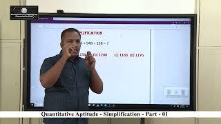 KALVI TV | SSC | SSC_APT_053 | SIMPLIFICATION PART 1 | Mr. B.KALAISELVAN