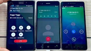 Incoming Calls Nokia RM-1030, ZTE Blade A510, Lenovo  A6010/ Outgoing Calls/ Time, Alarm Calls