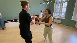 Salsa partnerwork with Svetlana Ray