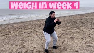 WEIGH IN WEEK 4 | okay I’ve got this!