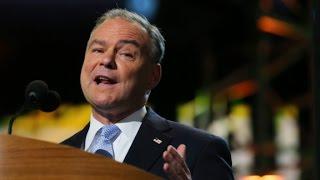 Kaine struggles to answer for hacked Clinton emails