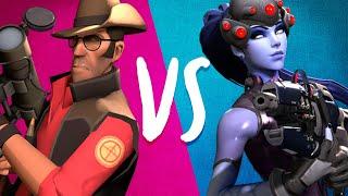 The TF2 Sniper VS Widowmaker (Stat battle)