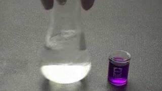 Chemistry experiment 2. - Coloured flask.
