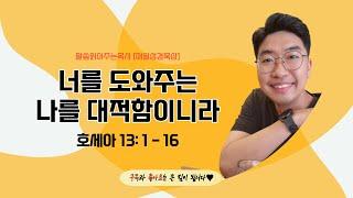 매일성경[호세아 13장 1-16절] / 매일성경묵상 / 메시지성경 / 김기웅목사