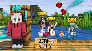 I Started WAR Using My Evil Brain in 'GIRLS ONLY' Minecraft Server!