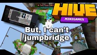 Hive Skywars, but I can't jumpbridge (No JumpBridge)