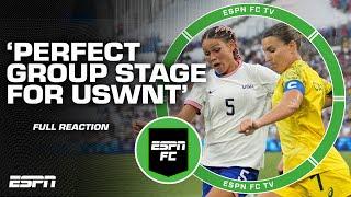USWNT CONTINUE WINNING STREAK  'A perfect group stage!' - Ali Krieger | ESPN FC