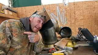 Welding tips with 6010 beads on pipe