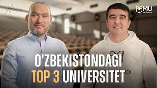 O'zbekistondagi TOP 3 universitet