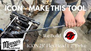 Building Garnet Tool’s 25” ICON Flex Head 1/2 Drive Ratchet!