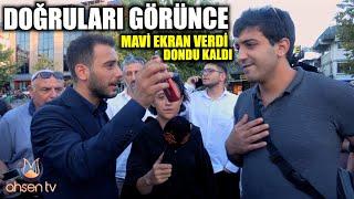 Erdoğan'a İftira Atan Genç Tek Kelimede Rezil Oldu. MAVİ EKRAN VERDİ. (DONDU KALDI)