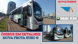 ÔNIBUS EM DETALHES!!! Garagem e frota do Grupo Comporte em Maringá - NOVOS ÔNIBUS TCCC