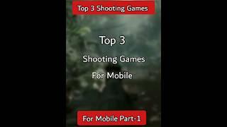 Best Shooting Games For Android #shorts #youtubeshorts #shortsvideo #gaming