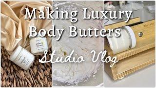 Making Body Butters For My Business - DIY Body Butter Labels