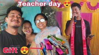 Teacher day aao teacher mohorwi️️// First time// Gwrbw khungur