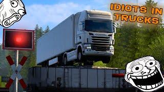 IDIOTS in Trucks #6 | TROLLER encountered ADMIN | ETS2MP Funny Moments