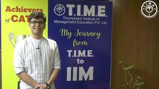 Dhruv (T.I.M.E. student selected into IIM Indore MBA 2023-25 batch)