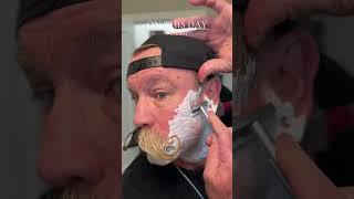 Long ASMR throwback shave. #bobandelliothismustache