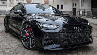 WOW! 2021 AUDI RS7 SPORTBACK - MURDERED OUT V8TT BEAST - BEST LOOKING AUDI EVER? IN DETAIL