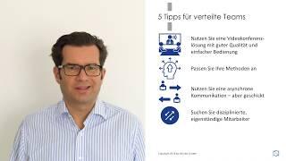 5 Tipps für eine erfolgreiche Zusammenarbeit in einem verteilten Team