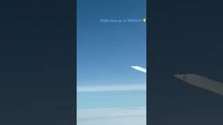 A380 passing by at 39 000 ft