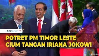 Hadiri KTT ke 43 ASEAN Jakarta PM Timor Leste Xanana Cium Tangan Iriana Jokowi