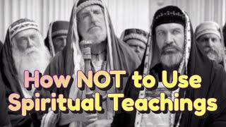 How NOT to Use Spiritual Teachings (like A Course in Miracles, ACIM) David Hoffmeister ACIM Teacher