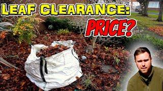 Pricing a Leaf Clearance Job | Real Price | UK Gardening Business Quotes