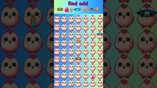  Spot The ODD Emoji Challenge: #EmojiQuiz #EmojiPuzzle #shorts #EmojiChallenge #viralvideo #gaming