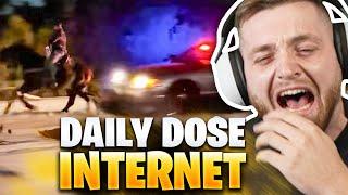 Er FLÜCHTET auf PFERD vor der POLIZEI! - Daily Dose of Internet REAKTION  | Trymacs Highlights