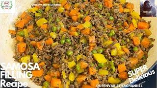 SAMOSA FILLING RECIPE: NIGERIAN SAMOSA FILLING | The Tastiest Samosa Minced Meat Filling | Yummy!