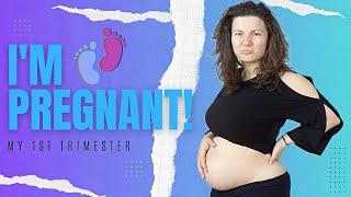 I'm pregnant!  || My 1st trimester 