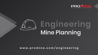 Engineering | Mine Planning