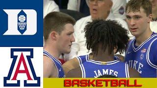 #12 DUKE vs #17 ARIZONA Basketball Game Full Highlights 2024