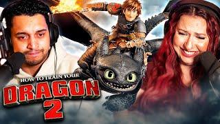 HOW TO TRAIN YOUR DRAGON 2 (2014) MOVIE REACTION - SO TOUCHING! - FIRST TIME WATCHING - REVIEW