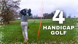 What 4 Handicap Golf Looks Like In WINTER (every shot)