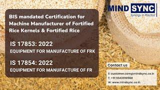 BIS Certification for Machine Manufacturer of FRK & FR | Explained IS 17853 & IS 17854 in depth