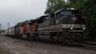 6/7/22 **NS 1065** NS 1065 Leading BNSF NTWGFD & More (NS 1065, UP, BNSF 558)