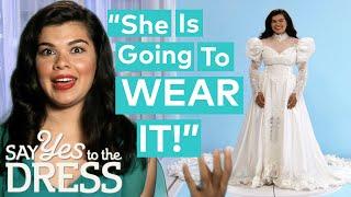 "NO WAY!" Bride Refuses To Wear Her Mum's 80's Wedding Dress | Something Borrowed, Something New