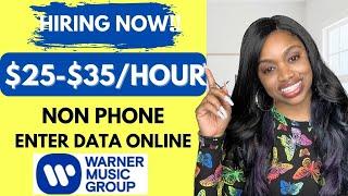 $25-$35 PER HOUR TO ENTER DATA ONLINE I WMG REMOTE JOBS I WORK FROM HOME 2023