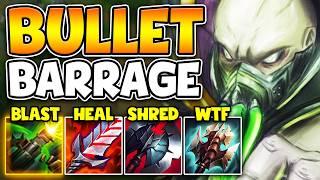 THIS URGOT BUILD UNLEASHES A BARRAGE OF BULLETS! (PRESS W = HEAL TO FULL)