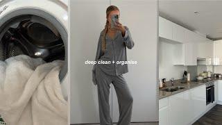 deep clean + organise my apartment with me