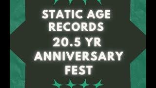 Static Age 20.5 yr. Anniversary Fest Day 3 LIVE at Static Age Records 6-1-2025