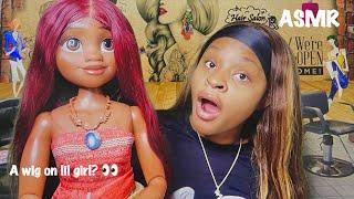 ASMR | Ghetto Hair Salon Worker Installs A Wig On Lil Girl Role Play! 