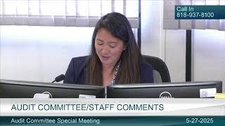 Special Meeting: Glendale Audit Committee - 5/27/25