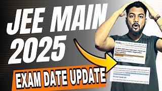 Urgent  Official Update By NTA!|Jee Main Exam Date Notification Official Update|Jee Main Exam Date